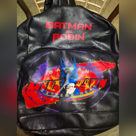 Vintage Batman and Robin Backpack - Picture 1 of 8